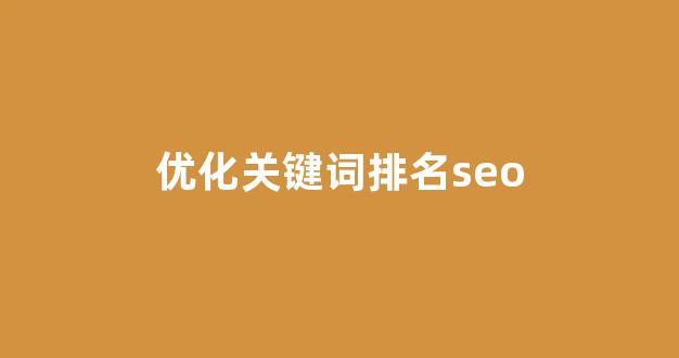seo搜索优化